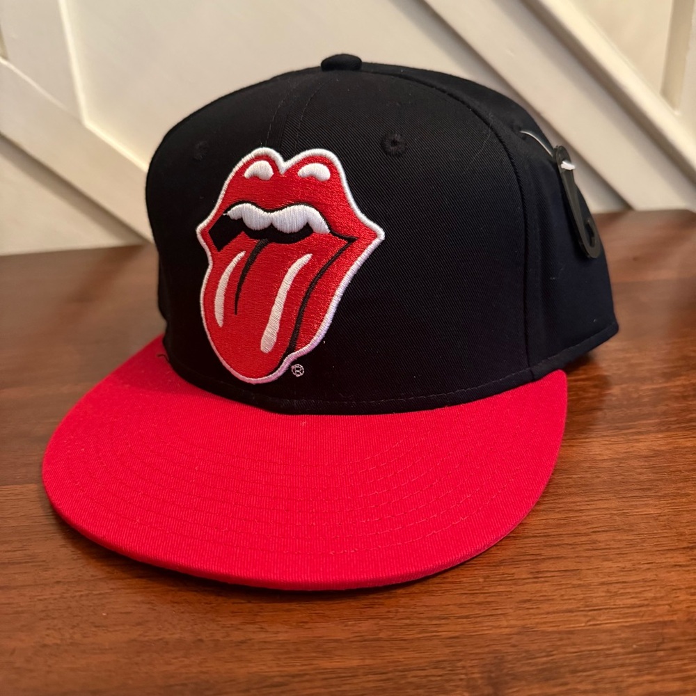NEW The Rolling Stones Sticky Fingers Snapback Hat Black and Red - Picture 12 of 12
